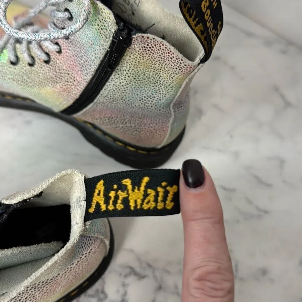 Dr. Martens Pascal Iridescent Lace Up Boots 2